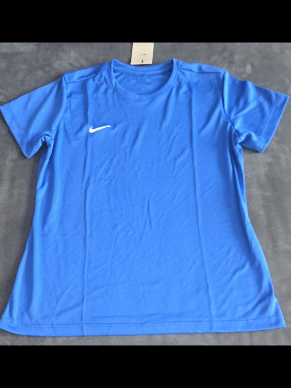Nike Dri-Fit Blue Athletic Tee